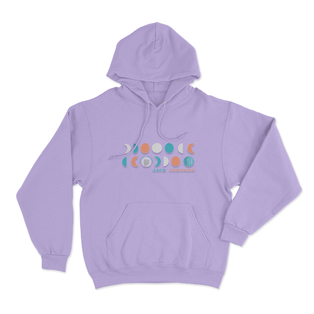 Jack Johnson Moon Phases Unisex Hoodie Purple Jack Johnson Moon Phases Unisex Hoodie Purple