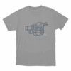 Submarine Unisex T Shirt Grey